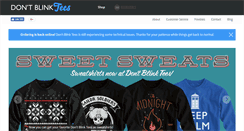 Desktop Screenshot of dontblinktees.com